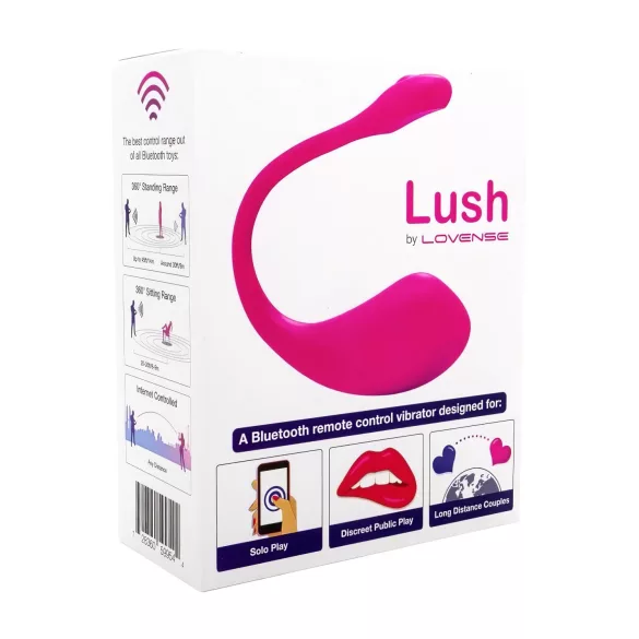 LOVENSE Lush 2 - viedā vibrooliņa (rozā)