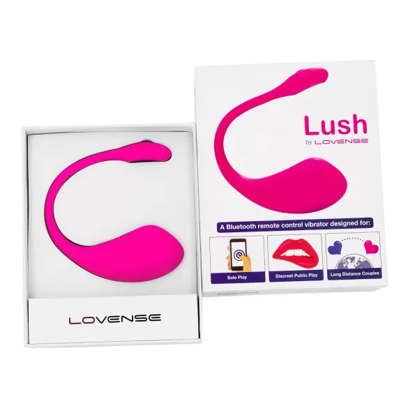 LOVENSE Lush 2 - viedā vibrooliņa (rozā)
