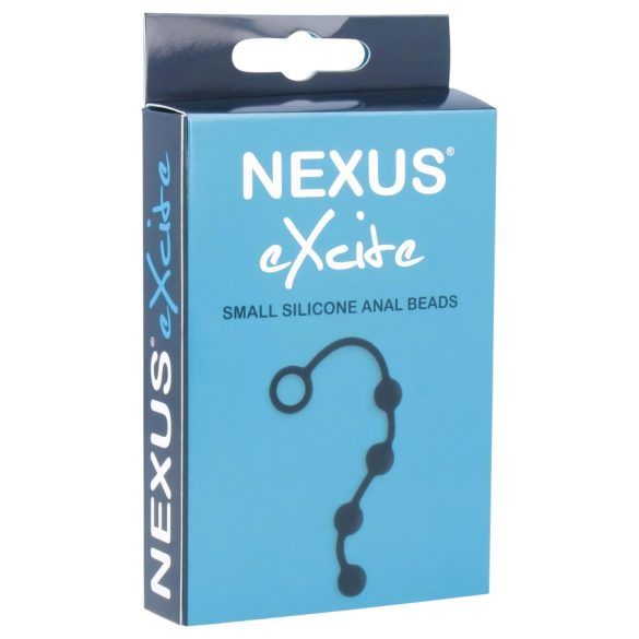 Nexus Excite - anālais dildos ar 4 lodītēm melns mazs