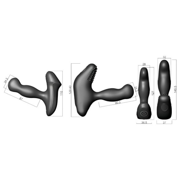 Nexus Revo Slim - prostatas masāžas vibrators ar tālvadību, rotējošs