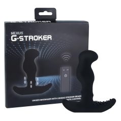   Nexus G-stroker - prostatas masāžas vibrators ar pulti, melns