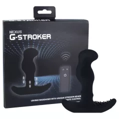   Nexus G-stroker - prostatas masāžas vibrators ar pulti, melns