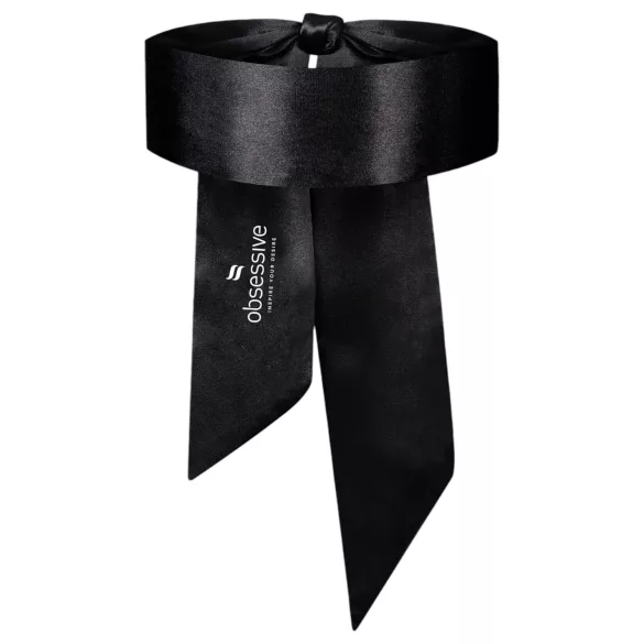 Obsessive acu aizsējs - bondage šalle, melna