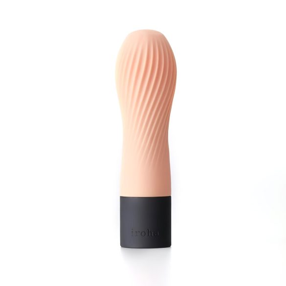 TENGA Iroha Zen - Hanacha īpaši mīksts silikona vibrators (persiks)