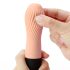 TENGA Iroha Zen - Hanacha īpaši mīksts silikona vibrators (persiks)