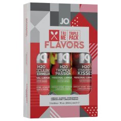   JO System Flavors - aromatizēta lubrikantu komplekts (3x30ml)