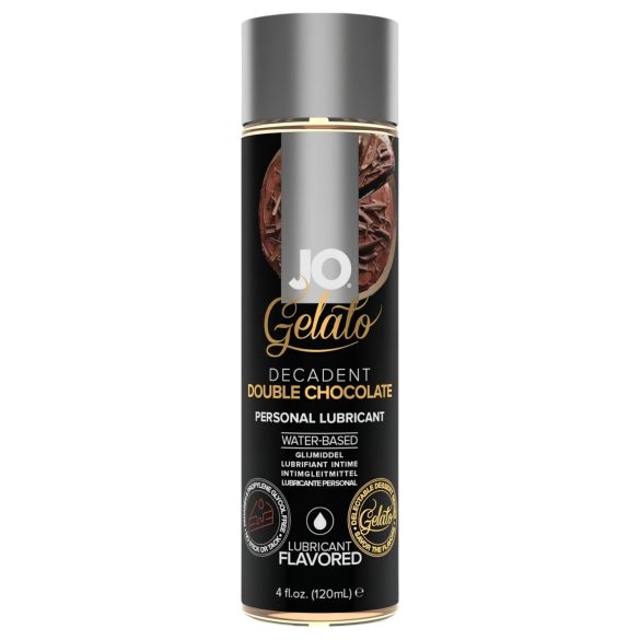 Jo Gelato dubultā šokolāde - ēdams, ūdens bāzes lubrikants (120ml)