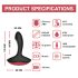 Magic Motion Solstice - viedais prostatas vibrators ar akumulatoru melns