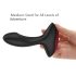 Magic Motion Solstice - gudrs, akumulators, prostatas vibrators (melns)