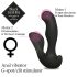 FEELZTOYS Melnais Jamba - tālvadības, sildošs anālais vibrators (melns)