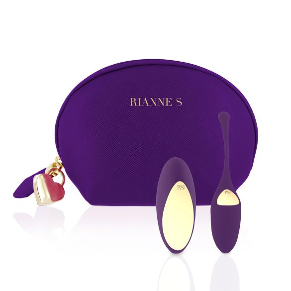 Rianne Essentials Pulsy - bezvadu, uzlādējams vibrācijas olu massētājs (violets)