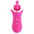 FEELZTOYS Clitella - uzlādējams, rotējošs orālais vibrators (rozā)