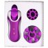 FEELZTOYS Clitella - uzlādējams, rotējošs, orālais vibrators (violets)