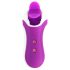 FEELZTOYS Clitella - uzlādējams, rotējošs, orālais vibrators (violets)