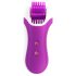 FEELZTOYS Clitella - uzlādējams, rotējošs, orālais vibrators (violets)