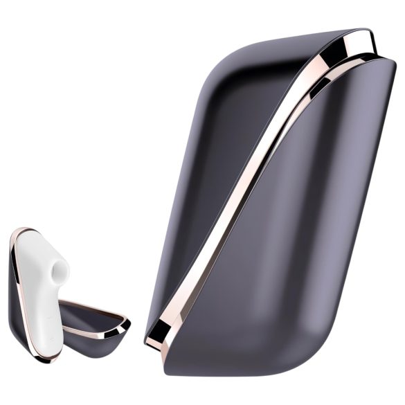 Satisfyer Traveler - ceļojumu klitora stimulators (melns-balts)