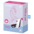 Satisfyer Traveler - ceļojumu klitora stimulators (melns-balts)