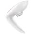 Satisfyer Pro 4 Couples - uzlādējams gaisa viļņu pāru vibrators (balts)