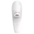 Satisfyer Pro 4 Couples - uzlādējams gaisa viļņu pāru vibrators (balts)