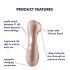 Satisfyer Pro 2 Gen2 - Uzlādējams klitora stimulators (brūns)