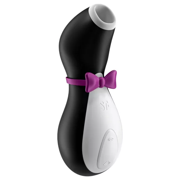 Satisfyer Penguin - klitora stimulators uzlādējams ūdensizturīgs melns balts