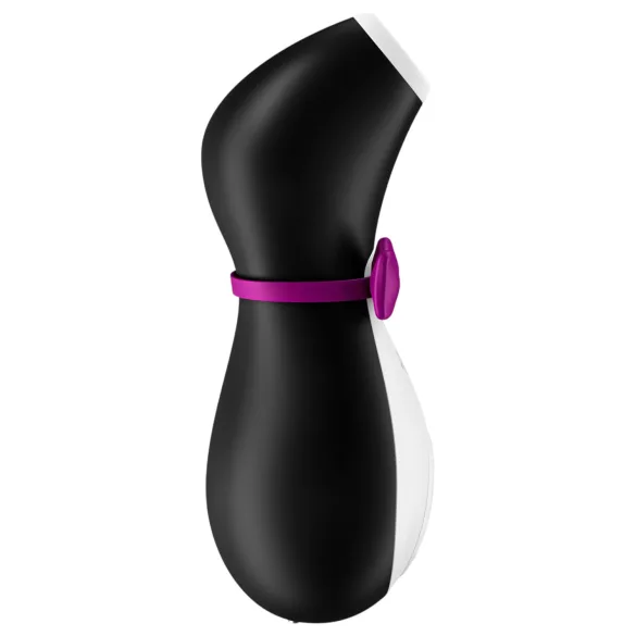 Satisfyer Penguin - klitora stimulators uzlādējams ūdensizturīgs melns balts