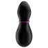 Satisfyer Penguin - klitora stimulators uzlādējams ūdensizturīgs melns balts