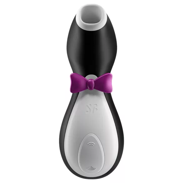 Satisfyer Penguin - klitora stimulators uzlādējams ūdensizturīgs melns balts