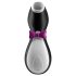 Satisfyer Penguin - uzlādējams, ūdensizturīgs klitora stimulators (melnbalts)