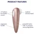 Satisfyer 1 Number One - klitorālais stimulators ar viļņveida gaisa impulsu brūns