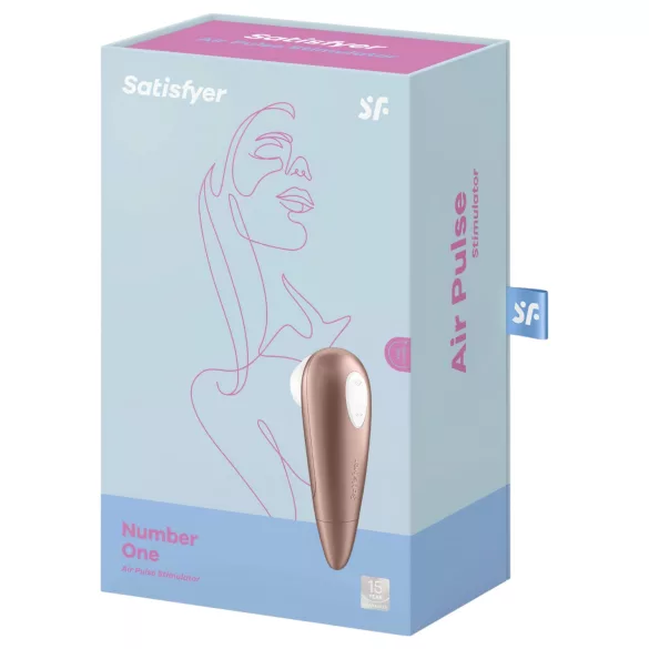 Satisfyer 1 Number One - klitorālais stimulators ar viļņveida gaisa impulsu brūns
