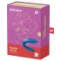 Satisfyer Dubultais Valis - 2 motoru pāru vibrators (zils)