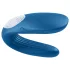 Satisfyer Double Whale - pāris vibrators ar 2 motoriem (zils)
