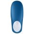 Satisfyer Dubultais Valis - 2 motoru pāru vibrators (zils)