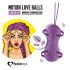 FEELZTOYS Twisty - rotējoša vibrācijas ola (violeta)