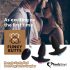 FEELZTOYS Funkybutts - bezvadu anālais vibrators komplekts (melns)