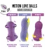FEELZTOYS vibrējošā olīte ūdensizturīga violeta