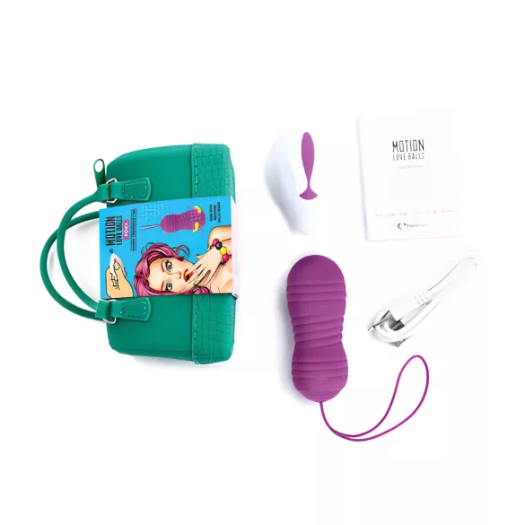 FEELZTOYS vibrējošā olīte ūdensizturīga violeta