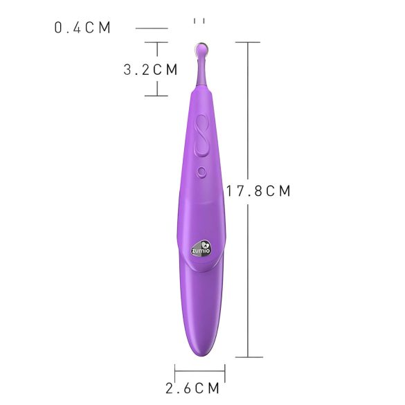 Zumio Soft - uzlādējams klitora vibrators violets