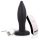 Screaming Plug - uzlādējams, bezvadu anālais vibrators (melns)