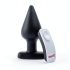 Screaming Plug XL - anālais vibrators (melns)