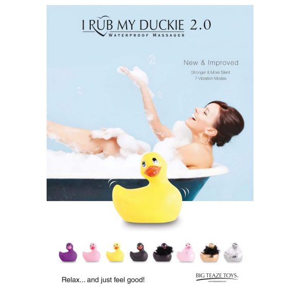My Duckie 2.0 - ūdensizturīgs klitora vibrators rozā