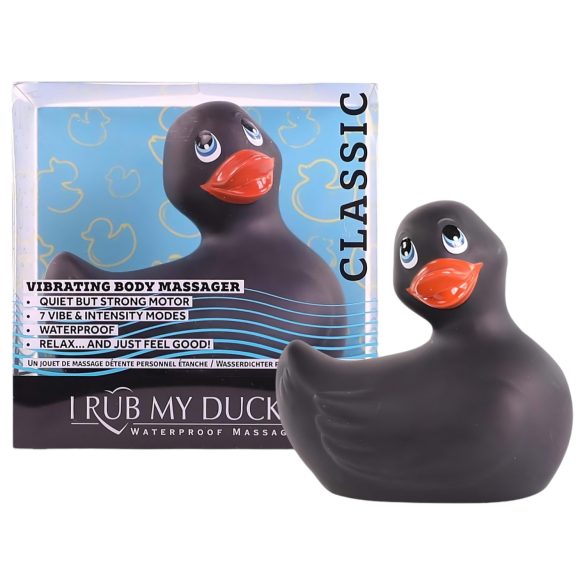 My Duckie 2.0 - melns vibrators pīlītes formā
