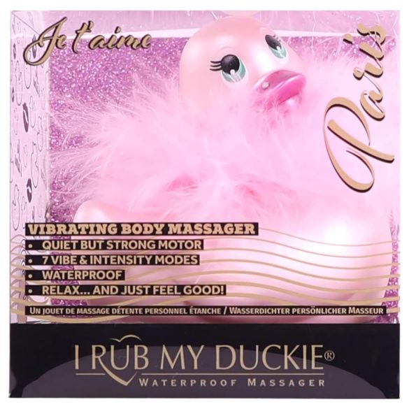 My Duckie Paris 2.0 - ūdensizturīgs pīlītes klitora vibrators (rozā)