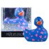 My Duckie Romance 2.0 - ūdensdrošs klitora vibrators (zils-rozā)