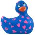 My Duckie Romance 2.0 - ūdensdrošs klitora vibrators (zils-rozā)