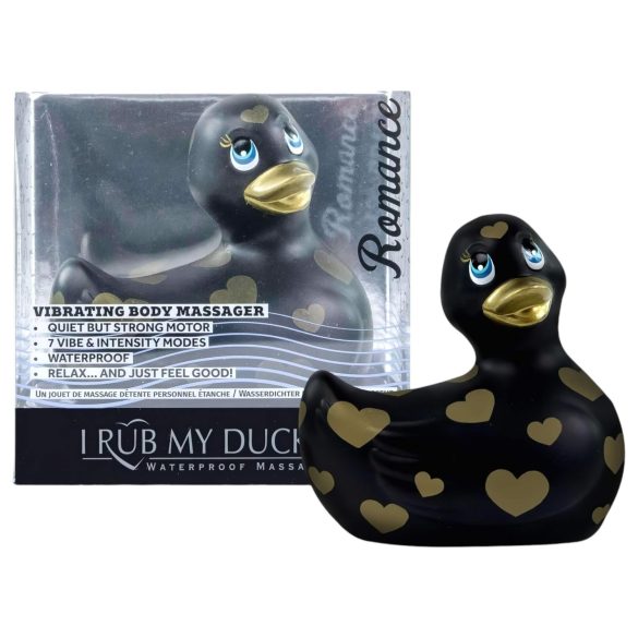 My Duckie Romance 2.0 - klitora vibrators (melns-zelts)