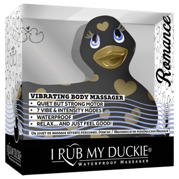 My Duckie Romance 2.0 - klitora vibrators melns-zeltains
