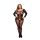 Baci Plus Size mežģīņu kombinezons ar garām piedurknēm - melns (XL-XXL)