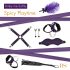 RS Soiree Kinky Me Softly - BDSM sasiešanas komplekts - violets (7 gabals)
